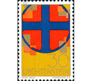 Christian symbols  - Liechtenstein 1967 - 30 Rappen