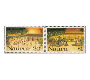 Christmas 1987 - Micronesia / Nauru Set