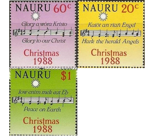 Christmas 1988 - Micronesia / Nauru Set