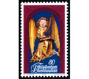 Christmas angel  - Liechtenstein 1982 - 80 Rappen
