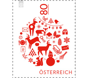 Christmas  - Austria / II. Republic of Austria 2016 - 80 Euro Cent