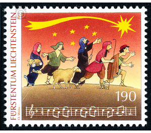 Christmas carols  - Liechtenstein 2015 - 190 Rappen