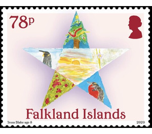 Christmas : Children's Art - South America / Falkland Islands 2020