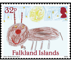 Christmas : Children's Art - South America / Falkland Islands 2020