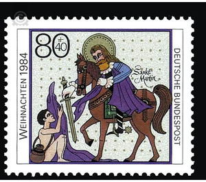 Christmas - Germany / Federal Republic of Germany 1984 - 80 Pfennig