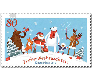 Christmas with friends  - Germany / Federal Republic of Germany 2019 - 80 Euro Cent