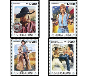 Chuck Norris, 80th Birth Anniversary (2020) - West Africa / Sierra Leone 2020 Set