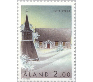 Church of Geta (end of 15th century) - Åland Islands 1995 - 2