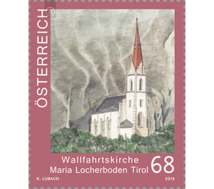 churches  - Austria / II. Republic of Austria 2016 - 68 Euro Cent