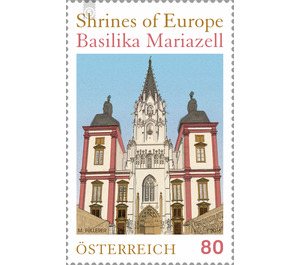 churches  - Austria / II. Republic of Austria 2016 - 80 Euro Cent