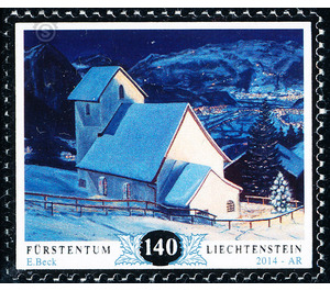 churches  - Liechtenstein 2014 - 140 Rappen