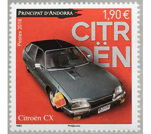 Citroen CX - Andorra, French Administration 2018 - 1.90