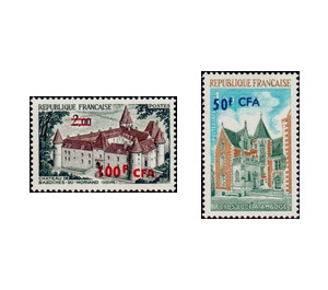 City Views and Landscapes (CFA Franc) - East Africa / Reunion 1973 Set