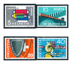 civil defense  - Switzerland 1957 Set