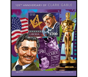 Clark Gable (1901-1960) - West Africa / Liberia 2021