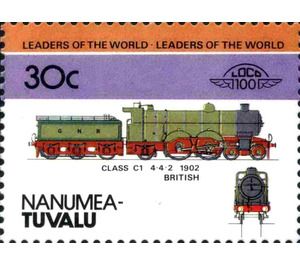 Class C1 4-4-2 1902 British - Polynesia / Tuvalu, Nanumea 1984