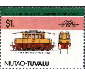 Class E550 O-E-O 1908 Italy - Polynesia / Tuvalu, Niutao 1984