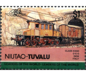 Class E550 O-E-O 1908 Italy - Polynesia / Tuvalu, Niutao 1984