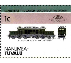 Class E94 CO-CO 1940 Germany - Polynesia / Tuvalu, Nanumea 1985