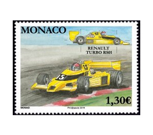 Classic Racing Cars : Renault Turbo RS01 - Monaco 2019 - 1.30