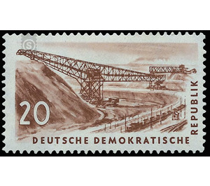 coal mining  - Germany / German Democratic Republic 1957 - 20 Pfennig