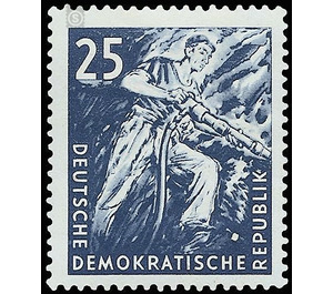 coal mining  - Germany / German Democratic Republic 1957 - 25 Pfennig