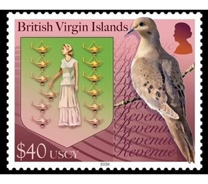 Coat of Arms and Turtle Dove - Caribbean / British Virgin Islands 2020 - 40