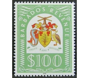 Coat of Arms - Caribbean / Barbados 2018 - 100