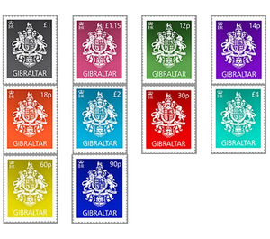 Coat of Arms Definitives (2020) - Gibraltar 2020 Set