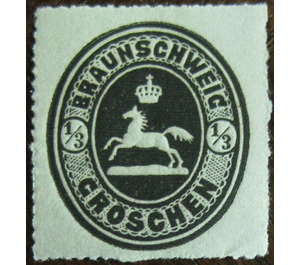 Coat Of Arms - Germany / Old German States / Brunswick 1865