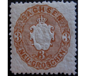 Coat of Arms - Germany / Old German States / Saxony 1863 - 3