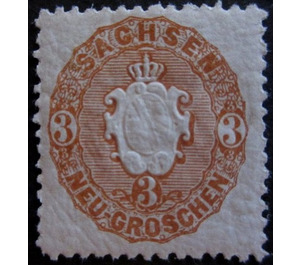 Coat of Arms - Germany / Old German States / Saxony 1863 - 3