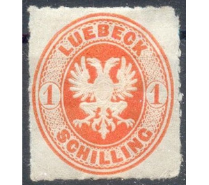 Coat of arms in Oval - Germany / Old German States / Lübeck 1867 - 1