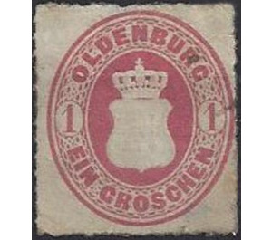 Coat of arms in oval - Germany / Old German States / Oldenburg 1867 - 1