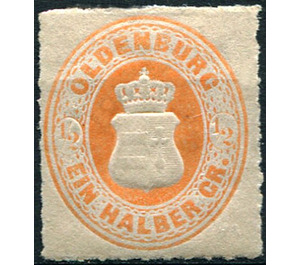 Coat of arms in oval - Germany / Old German States / Oldenburg 1867