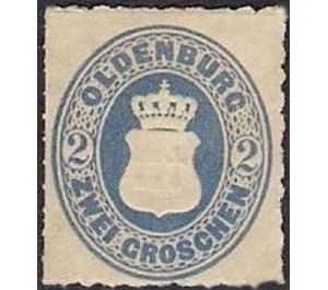Coat of arms in oval - Germany / Old German States / Oldenburg 1867 - 2