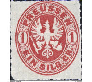 Coat of arms in oval - Germany / Prussia 1861 - 1