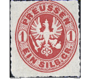 Coat of arms in oval - Germany / Prussia 1861 - 1