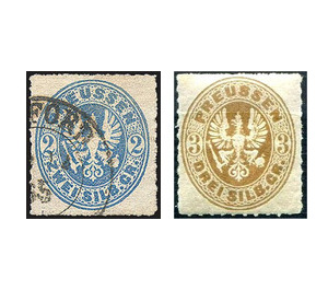 Coat of arms in oval, Silbergroschen - Germany / Prussia 1862 Set