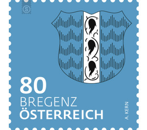 Coat of arms of Bregenz  - Austria / II. Republic of Austria 2018 - 80 Euro Cent