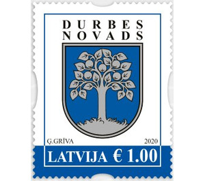 Coat of Arms of Durbe - Latvia 2020 - 1