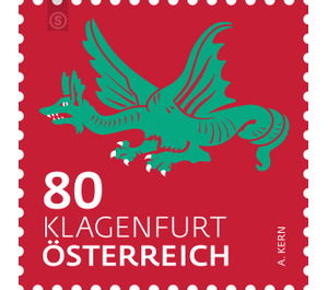 Coat of arms of Klagenfurt  - Austria / II. Republic of Austria 2018 - 80 Euro Cent