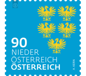 Coat of arms of Lower Austria  - Austria / II. Republic of Austria 2018 - 90 Euro Cent