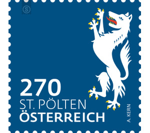 Coat of arms of St. Pölten  - Austria / II. Republic of Austria 2018 - 270 Euro Cent