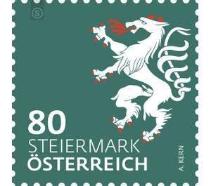 Coat of arms of Styria  - Austria / II. Republic of Austria 2018 - 80 Euro Cent