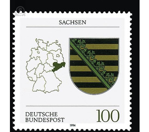 Coat of arms of the Land of the Federal Republic of Germany (3)  - Germany / Federal Republic of Germany 1994 - 100 Pfennig