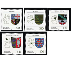 Coat of arms of the Land of the Federal Republic of Germany (3)  - Germany / Federal Republic of Germany 1994 Set