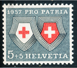 coat of arms  - Switzerland 1957 - 5 Rappen