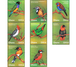 Colorful birds - West Africa / Ghana 2017 Set