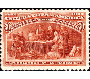 Columbus at La Rábida Friary - United States of America 1893